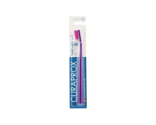 Зубная щетка Curaprox CS 5460 Ultra Soft Ультрамягкая D 0.10 мм Фиолетовая с розовой щетиной (CS 5460-34)