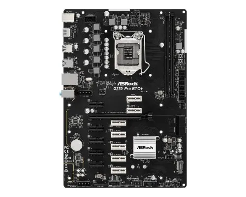 Материнська плата ASRock Q270 PRO BTC+