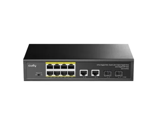 Комутатор мережевий Cudy GS1010PS2(120W)