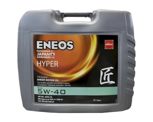 Моторное масло ENEOS HYPER 5W-40 20л (EU0031201N)