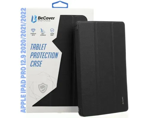 Чехол для планшета BeCover Tri Fold Hard TPU Apple iPad Pro 12.9 2020/2021/2022 Black (711115)