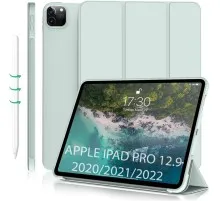 Чохол до планшета BeCover Tri Fold Soft TPU Silicone Apple iPad Pro 12.9 2020/2021/2022 Light Green (711738)