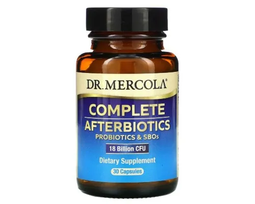 Витаминно-минеральный комплекс Dr. Mercola Комплексные афтербиотики, 18 миллиардов КОЕ, Complete Afterb (MCL03359)