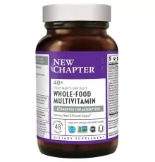 Мультивитамин New Chapter Ежедневные Мультивитамины для Мужчин 40+, Every Man's, 48 т (NCR-00370)