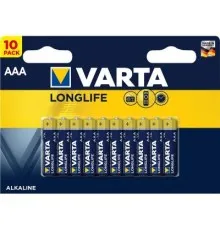 Батарейка Varta AAA Longlife Alkaline * 10 (04103101461)