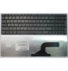 Клавіатура ноутбука ASUS G51/G53/K52/N50/X61/F50/W90 черная RU New Design (A43681)