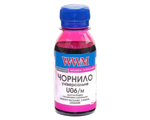 Чорнило WWM Canon/HP/Lexmark 100г Magenta (U06/M-2)