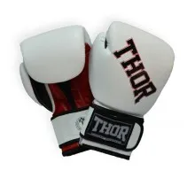 Боксерські рукавички Thor Ring Star 12oz White/Red/Black (536/01(Le)WHITE/RED/BLK 12 oz.)