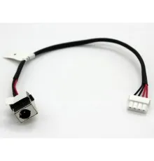 Роз'єм живлення ноутбука з кабелем Acer PJ962 (5.5mm x 1.7mm), 4-pin, 18 см (A49098)