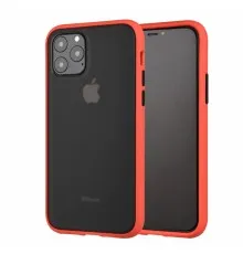 Чехол для мобильного телефона MakeFuture Apple iPhone 11 Pro Max Frame (Matte PC+TPU) Red (MCMF-AI11PMRD)