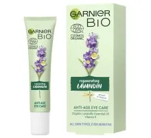 Крем для шкіри навколо очей Garnier Bio Антивіковий з екстрактом лавандину 15 мл (3600542264198)
