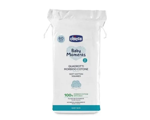Ватні диски Chicco Baby Moments, 60 шт (10609.00)