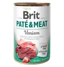 Консервы для собак Brit Pate and Meat со вкусом оленины и курицы 400 г (8595602530328)