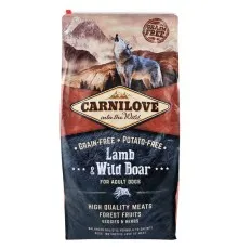 Сухий корм для собак Carnilove Adult Lamb and Wild Boar 12 кг (8595602508921)