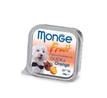 Консерви для собак Monge DOG FRUIT качка з апельсином 100 г (8009470013239)