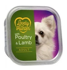 Вологий корм для собак Lovely Hunter Adult Poultry and Lamb 150 г (LHU45445)