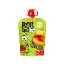 Дитяче пюре Bob Snail Равлик Боб Яблуко-манго 90 г (4820219343042)