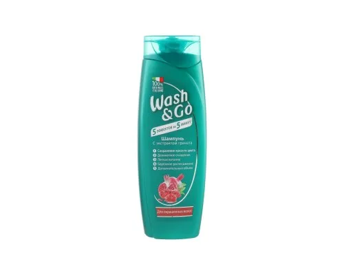 Шампунь Wash&Go з екстрактом граната для фарбованого волосся 400 мл (8008970042275)