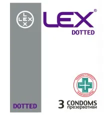 Презервативы Lex Condoms Dotted 3 шт. (4820144771620)