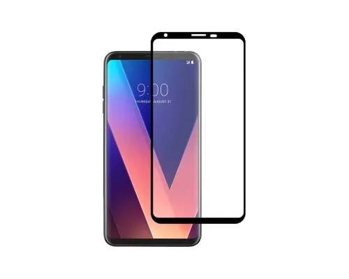 Скло захисне PowerPlant Full screen LG V30+ Black (GL605095)