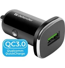 Зарядний пристрій Defender 1xUSB 18W (USB-A) QC3.0 3А UCA-91 (83830)