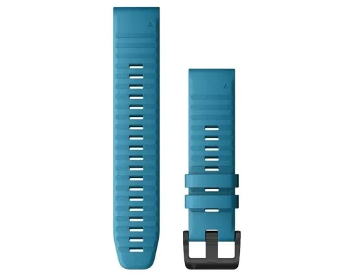 Ремінець до смарт-годинника Garmin quatix 6 22mm QuickFit Cirrius Blue Silicone (010-12863-20)