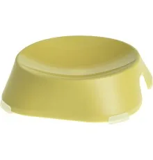 Посуд для котів Fiboo Flat Bowl миска без антиковзких накладок жовта (FIB0128)