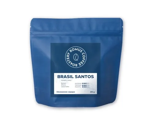 Кава Romus Brasil Santos в зернах 250 г (551978)