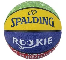 М'яч баскетбольний Spalding Rookie Gear мультиколор Уні 5 84368Z (689344406817)