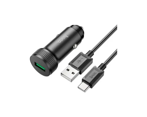 Зарядний пристрій HOCO Z49A charger set(Type-C) USB Black (6931474795724)