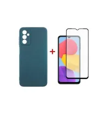 Чохол до мобільного телефона Dengos Samsung Galaxy M13 Case + Glass (Green) (DG-KM-73)