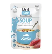 Вологий корм для кішок Brit Care Soup with Tuna з тунцем 75 г (8595602569205)