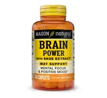 Трави Mason Natural Шавлії Екстракт, Сила мозку, Brain power with sage extract, (MAV18145)