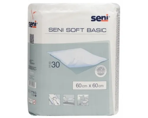 Пеленки для младенцев Seni Soft Basic 60х60 см 30 шт (5900516692308)