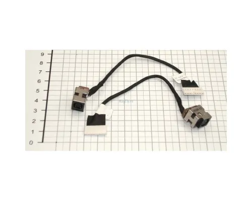 Розєм живлення ноутбука з кабелем для HP PJ270 (7.4mm x 5.0mm + center pin), 8(7)-pi Универсальный (A49035)