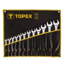 Набір інструментів Topex ключей комбинированных 13 -32 мм, 12 шт. (35D758)