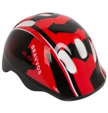 Шлем Velotrade HEL100 черно-красный детский (HEAD-007)