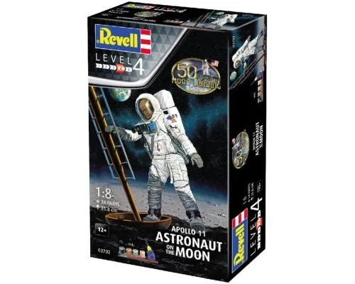 Сборная модель Revell Астронавт на Луне. Миссия Аполлон 11; 1:8 (4009803895253)