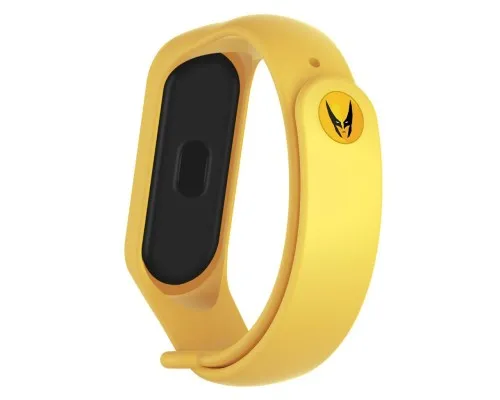 Ремешок для фитнес браслета Armorstandart Superhero Edition for Xiaomi Mi Band 4/3 Wolverine Yellow (ARM55069)