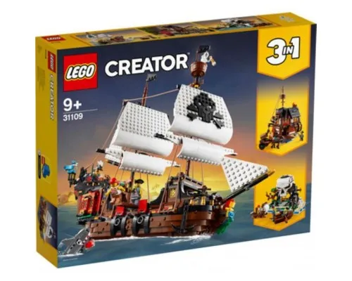 Конструктор LEGO Creator Пиратский корабль 1262 детали (31109)