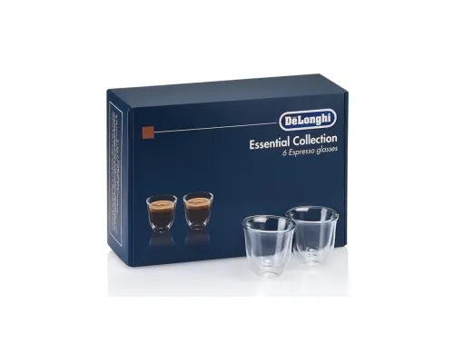 Набір склянок DeLonghi Espresso 6 шт 60 мл (00000014115)
