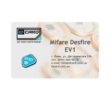 Смарт-карта Mifаre DESFire EV1 (01-005)
