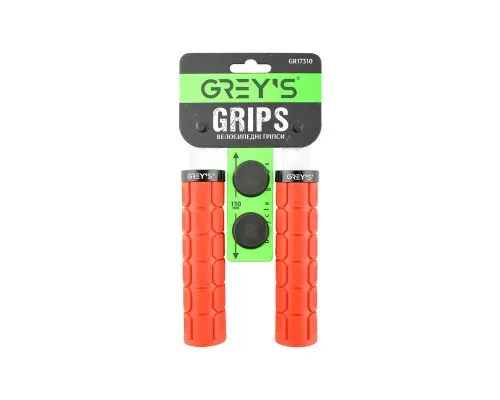 Гріпси Greys з гумовим покриттям 2 шт 130 мм Red (GR17310)