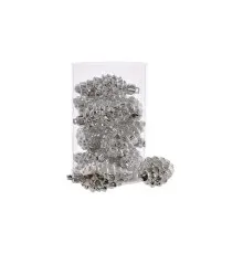Елочная игрушка Jumi Шишка, 12 шт (6 см) серебро. (5900410544130)