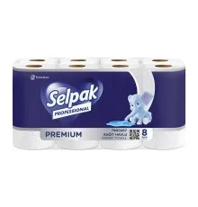 Бумажные полотенца Selpak Professional Premium 3 слоя 11.25 м 8 рулонов (8690530118218)