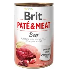 Консервы для собак Brit Pate and Meat со вкусом говядины 400 г (8595602530274)