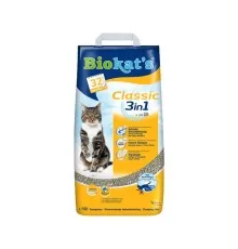 Наполнитель для туалета Biokat's CLASSIC (3 в 1) 10 л (4002064613307)
