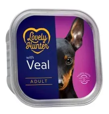 Вологий корм для собак Lovely Hunter Adult Veal 150 г (LHU45444)