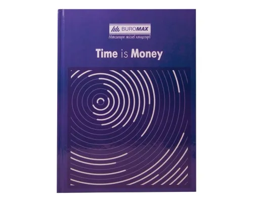 Канцелярская книга Buromax А4 TIME IS MONEY, 96 листов, клетка, синяя (BM.2400-102)