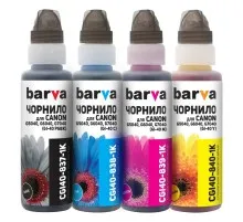 Чорнило Barva Canon GI-40 4x100 мл, OneKey, 1K (CGI40-1K-MP)